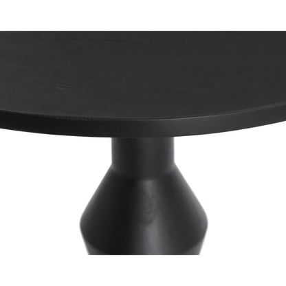 Rivi End Table by Four Hands in dark reclaimed. Made from solid mixed reclaimed wood in a traditional style.