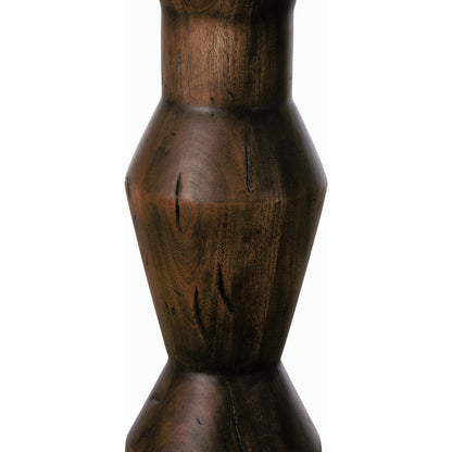 Rivi Large End Table by Four Hands in antique belgium bleach. Made from solid mixed reclaimed wood in a modern style.