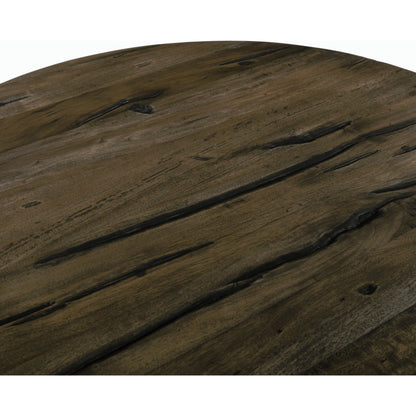 Rivi Large End Table by Four Hands in antique belgium bleach. Made from solid mixed reclaimed wood in a modern style.