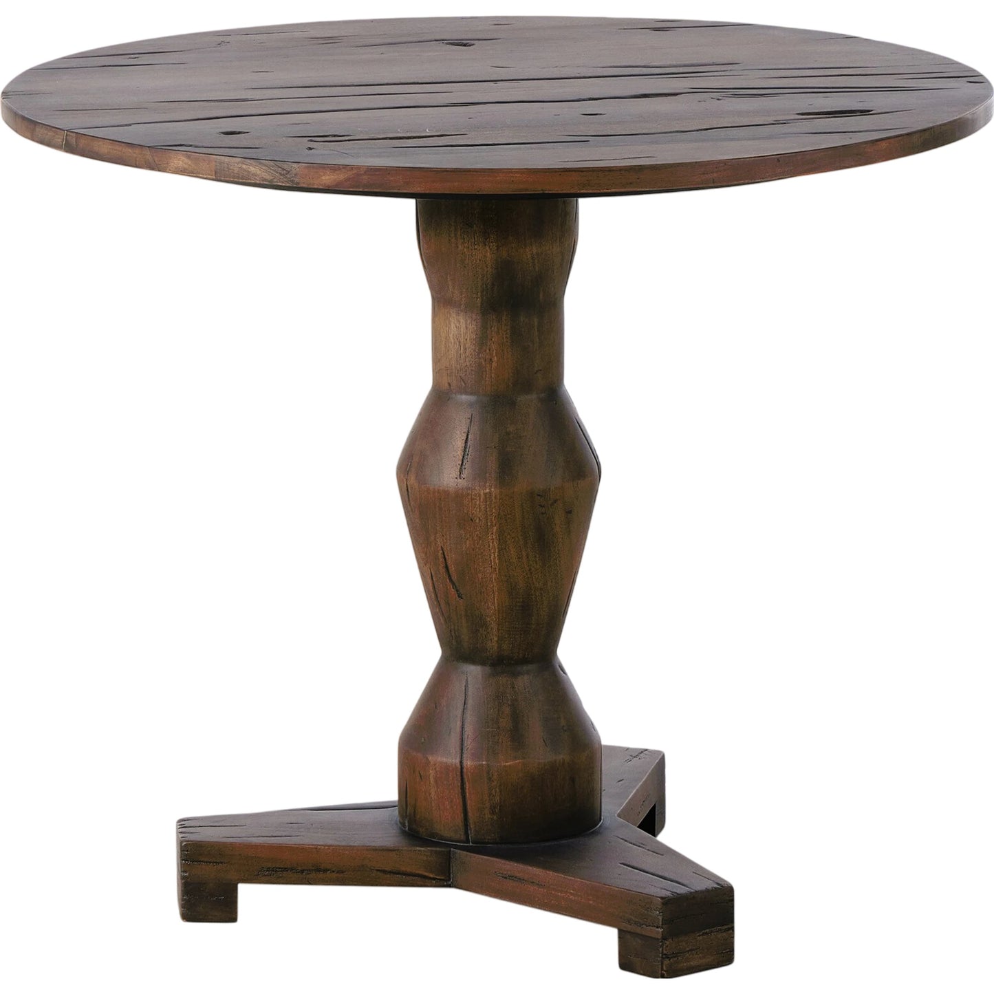 001 SI-2158419 | Primary Silo | Rivi Large End Table by Four Hands in antique belgium bleach. Made from solid mixed reclaimed wood in a modern style.