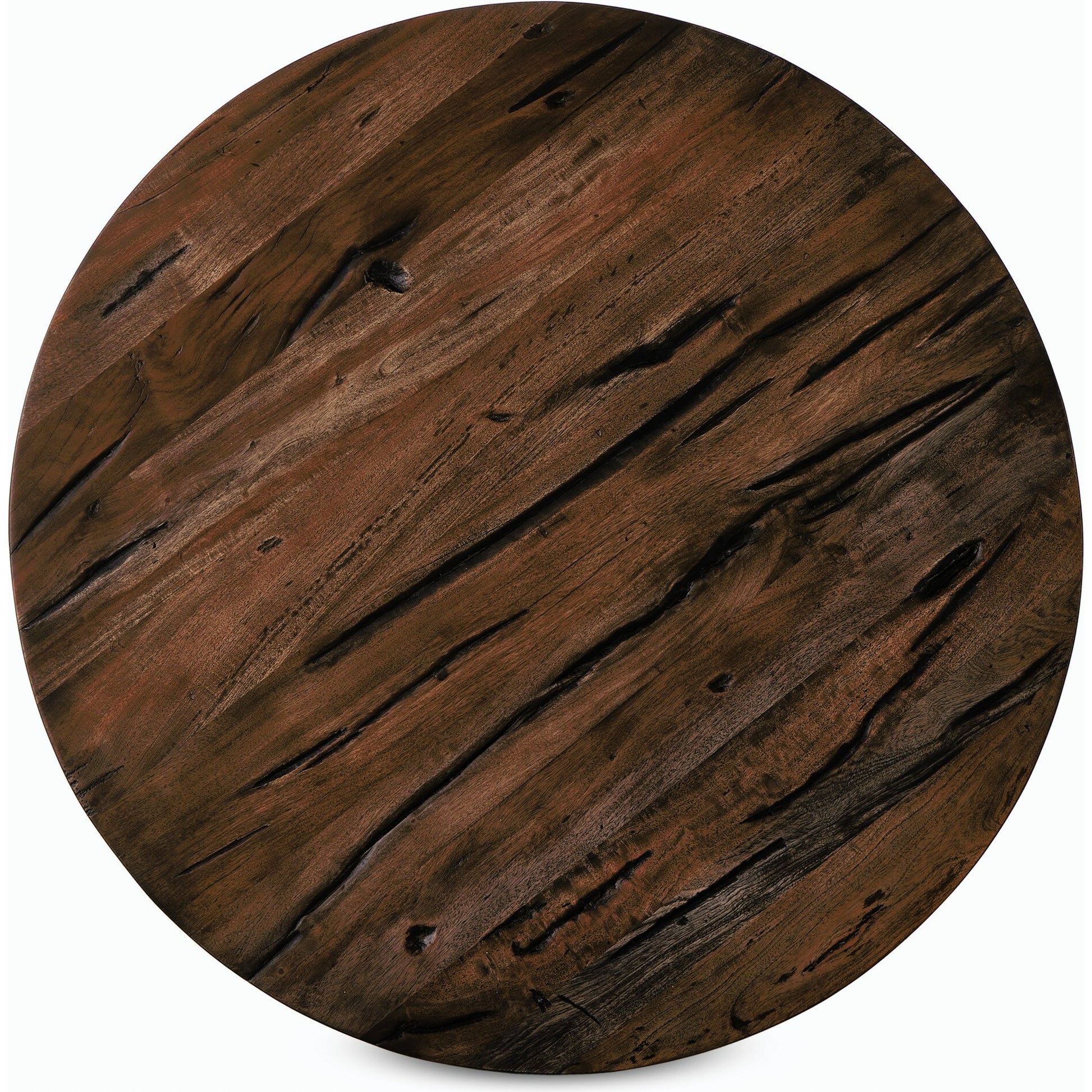 Rivi Large End Table by Four Hands in antique belgium bleach. Made from solid mixed reclaimed wood in a modern style.