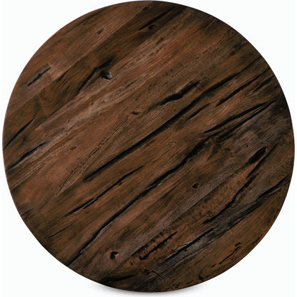 Rivi Large End Table by Four Hands in antique belgium bleach. Made from solid mixed reclaimed wood in a modern style.