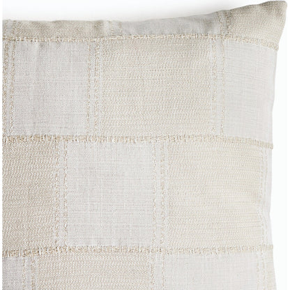 Tate Pillow by Four Hands in thomwell cream. Made from 81.55% polyester, 18.45% cotton, down alternative fiber, 100% polyester in a modern style.