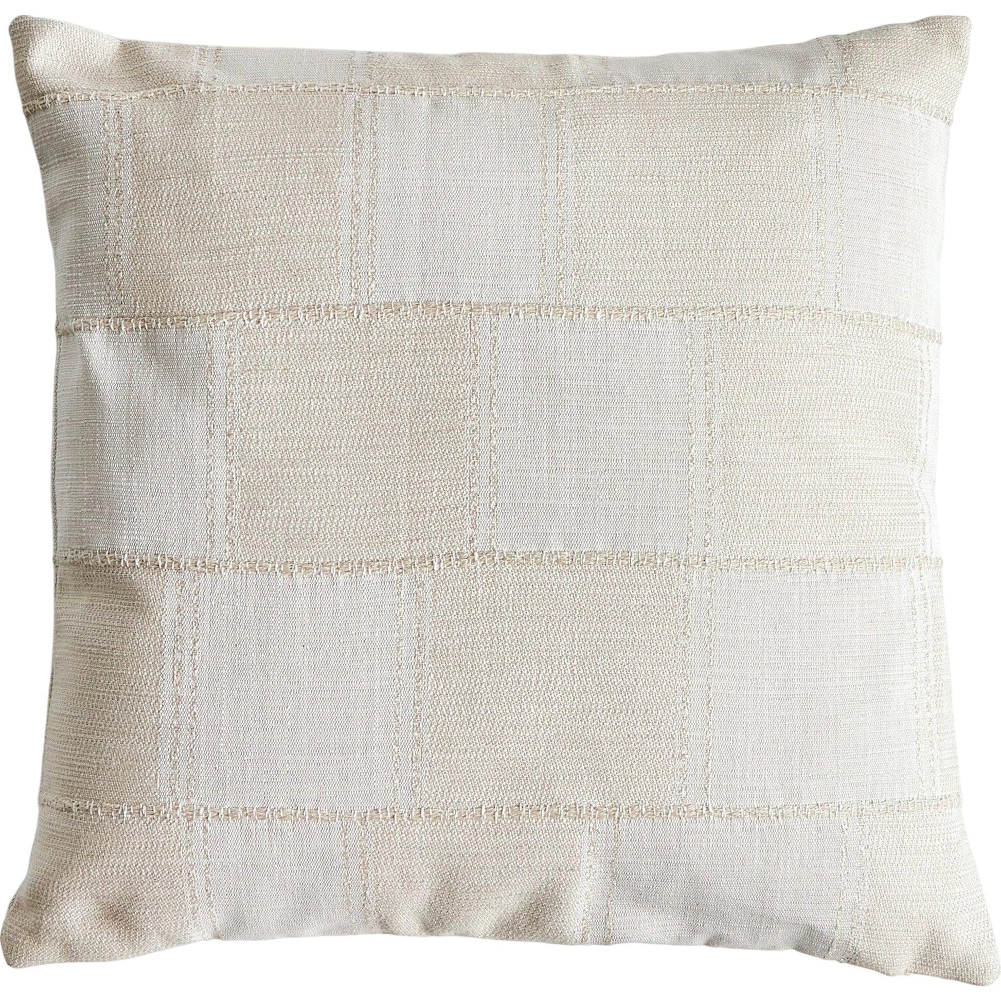 Tate Pillow by Four Hands in thomwell cream. Made from 81.55% polyester, 18.45% cotton, down alternative fiber, 100% polyester in a modern style.