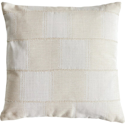 Tate Pillow by Four Hands in thomwell cream. Made from 81.55% polyester, 18.45% cotton, down alternative fiber, 100% polyester in a modern style.