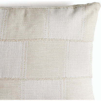 Tate Pillow by Four Hands in thomwell cream. Made from 81.55% polyester, 18.45% cotton, down alternative fiber, 100% polyester in a modern style.
