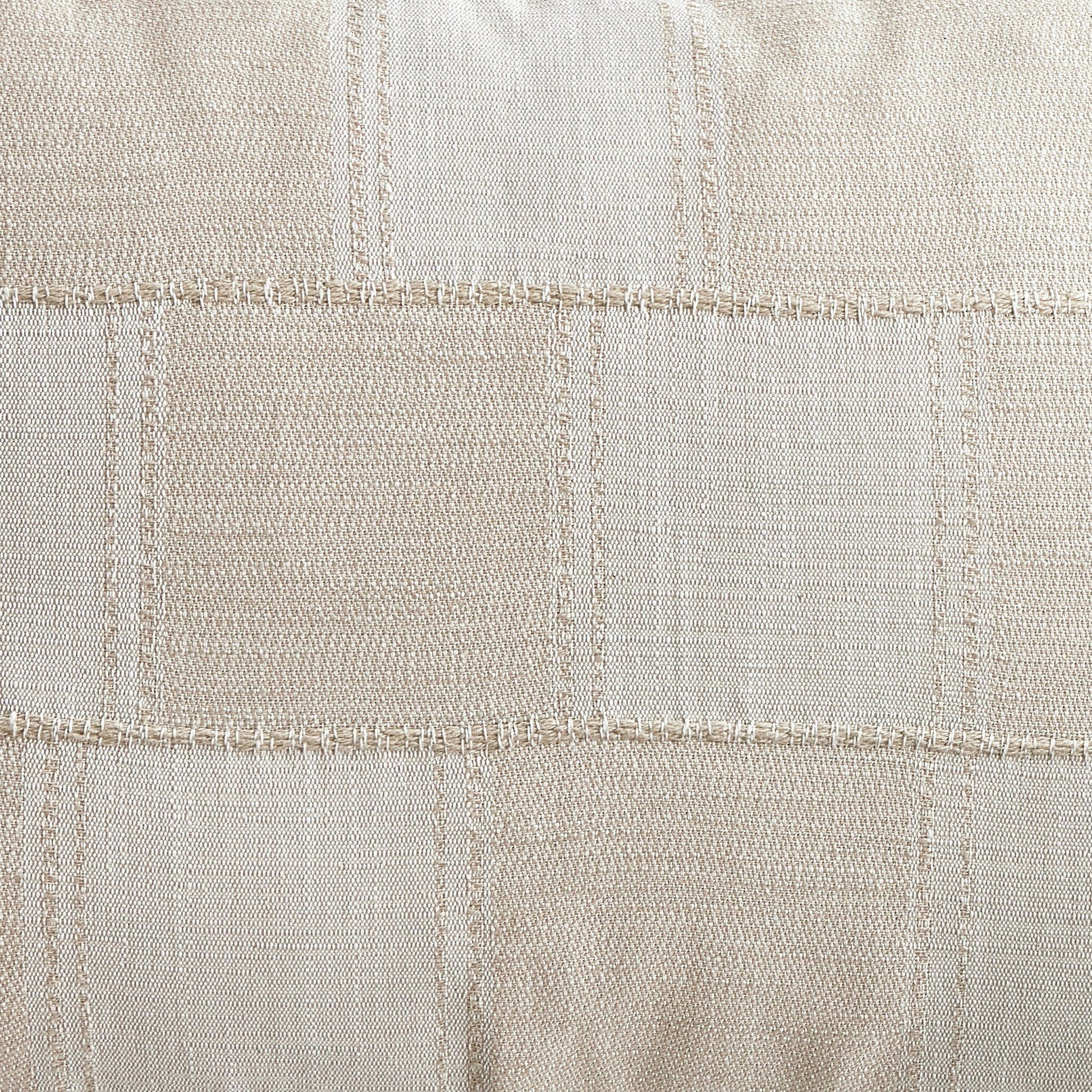 Tate Pillow by Four Hands in thomwell cream. Made from 81.55% polyester, 18.45% cotton, down alternative fiber, 100% polyester in a modern style.