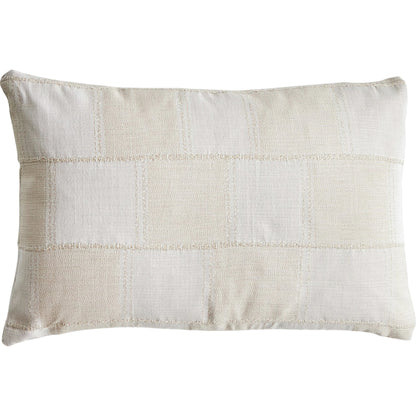 Tate Pillow by Four Hands in thomwell cream. Made from 81.55% polyester, 18.45% cotton, down alternative fiber, 100% polyester in a modern style.