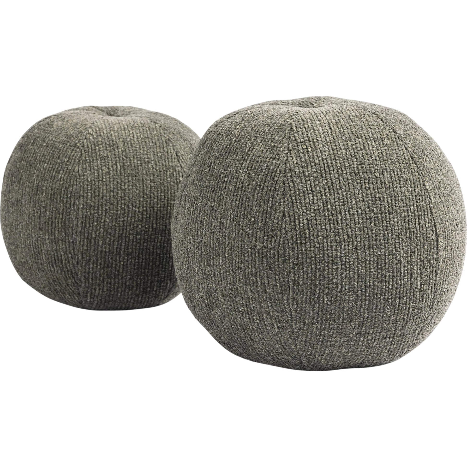 Balle Outdoor Pillow, Set Of 2 by Four Hands. Made from 86% recycled olefin, 9% polypropylene, 5% polyester, 100% polyester fiber in a modern style.