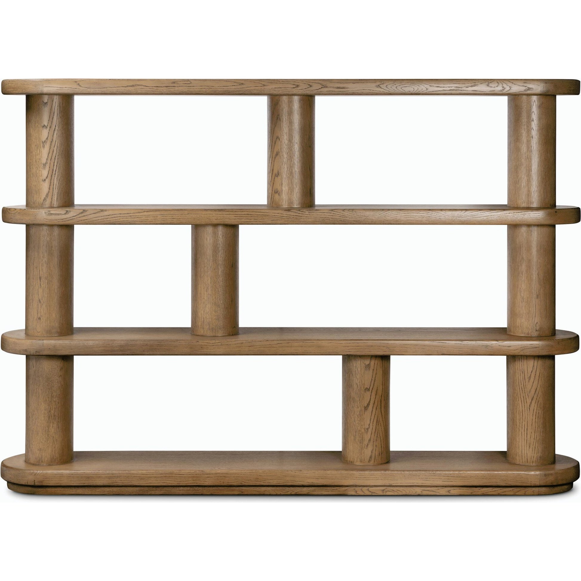 Luciana Bookcase by Four Hands. Made from oak veneer, solid oak in a modern style.