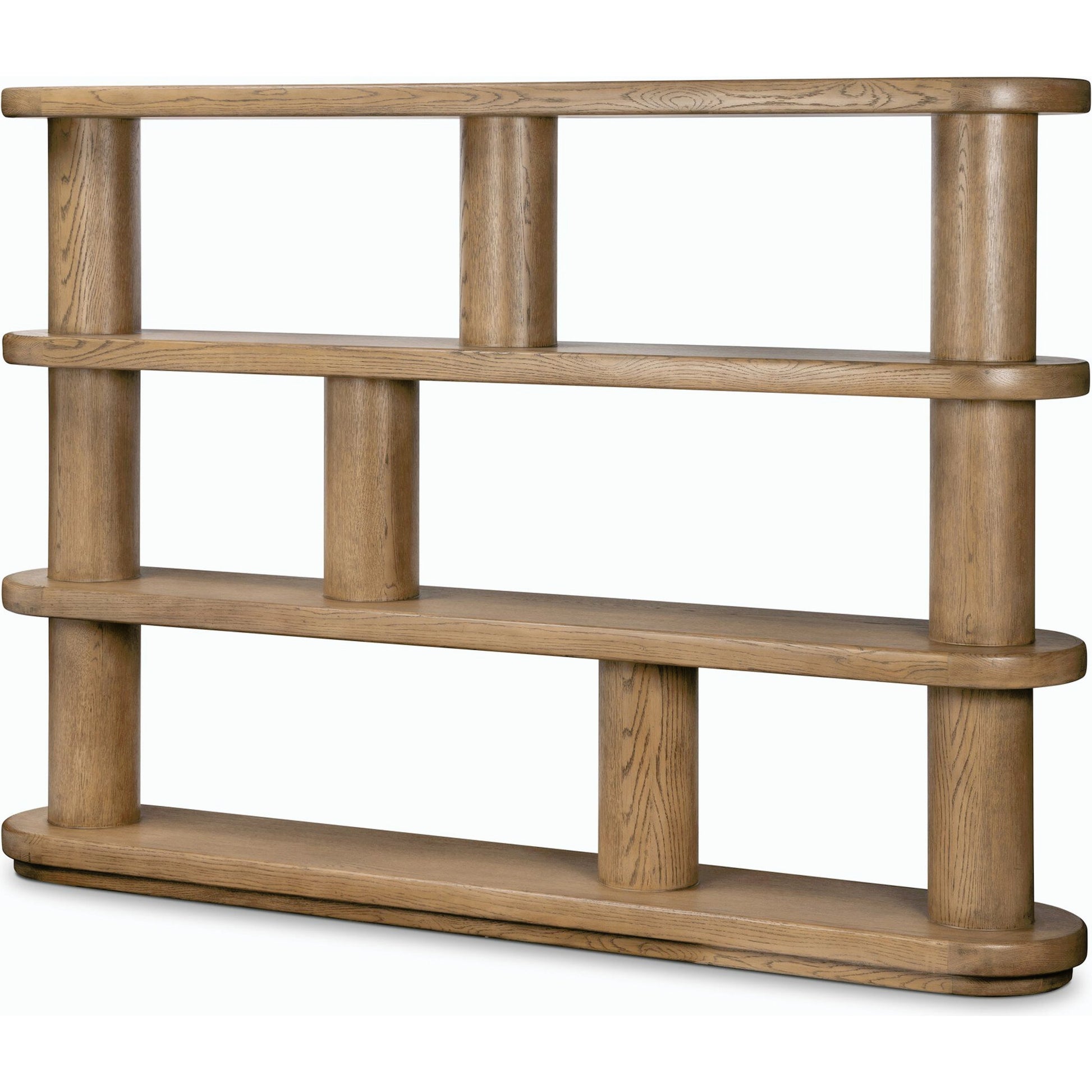 Luciana Bookcase by Four Hands. Made from oak veneer, solid oak in a modern style.