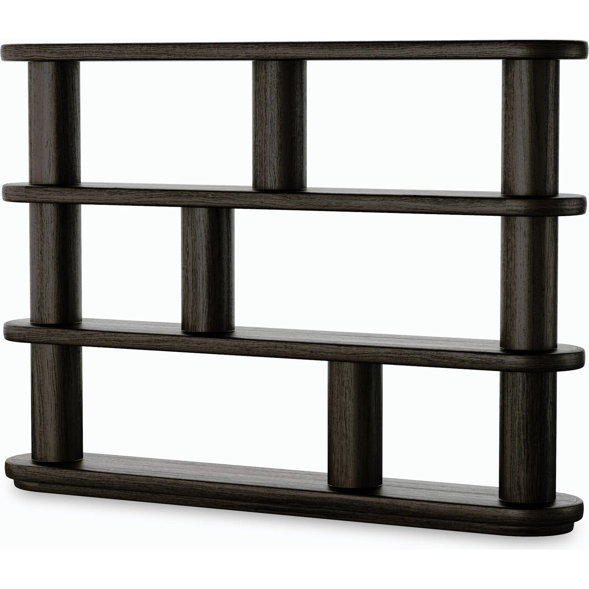 Luciana Bookcase by Four Hands. Made from oak veneer, solid oak in a modern style.