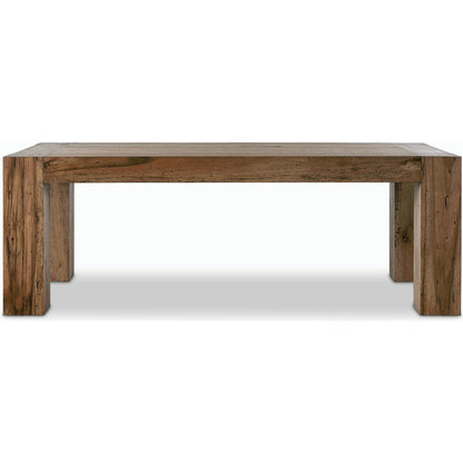 Abaso Dining Table by Four Hands. Made from thick oak veneer, engineered hardwood in a modern style.