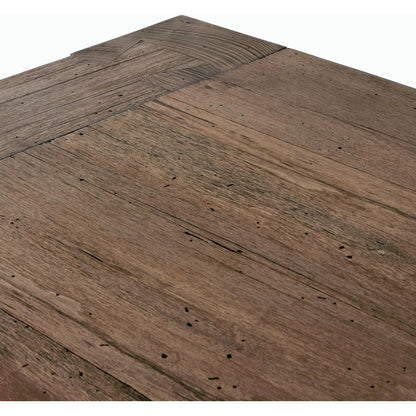 Abaso Dining Table by Four Hands. Made from thick oak veneer, engineered hardwood in a modern style.