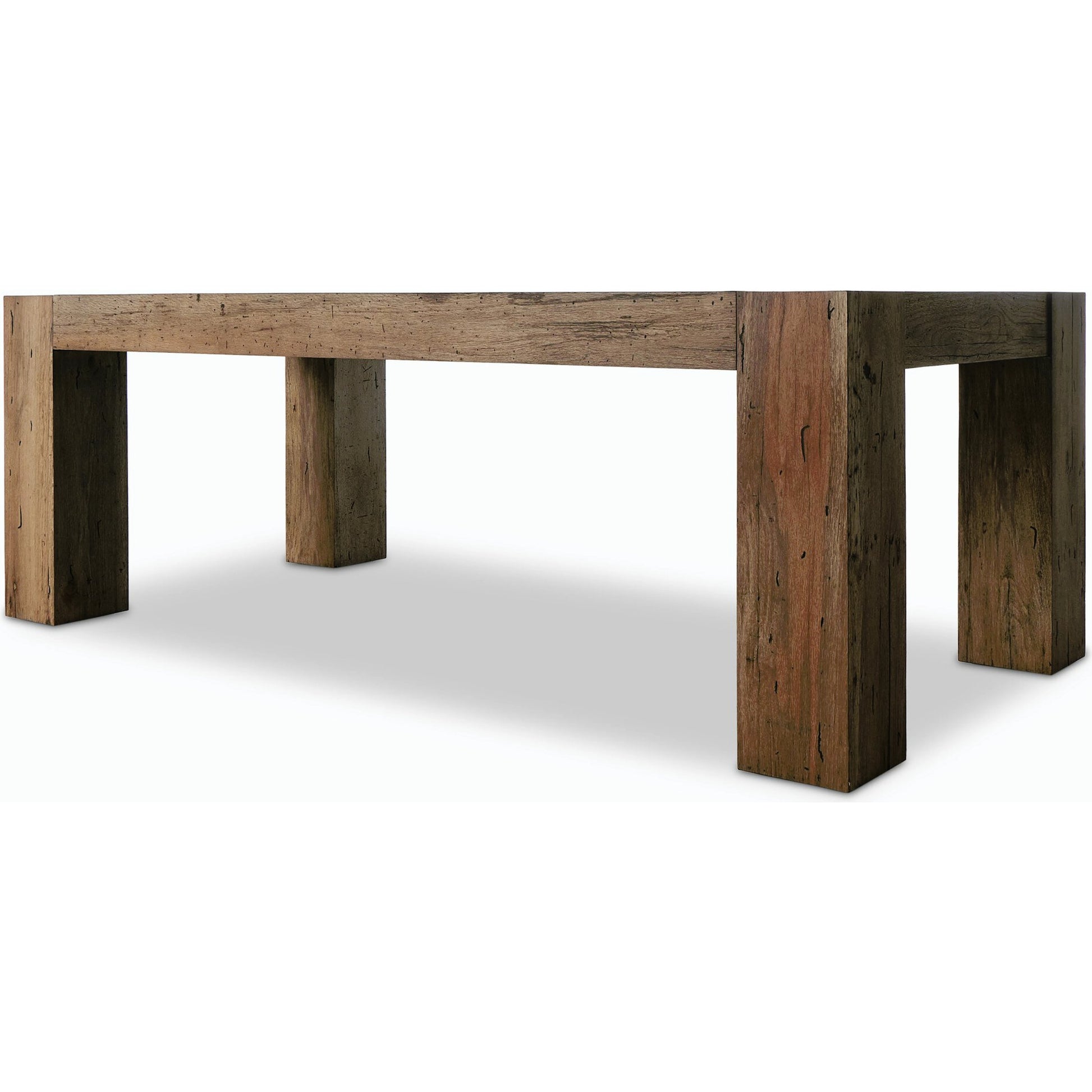 Abaso Dining Table by Four Hands. Made from thick oak veneer, engineered hardwood in a modern style.