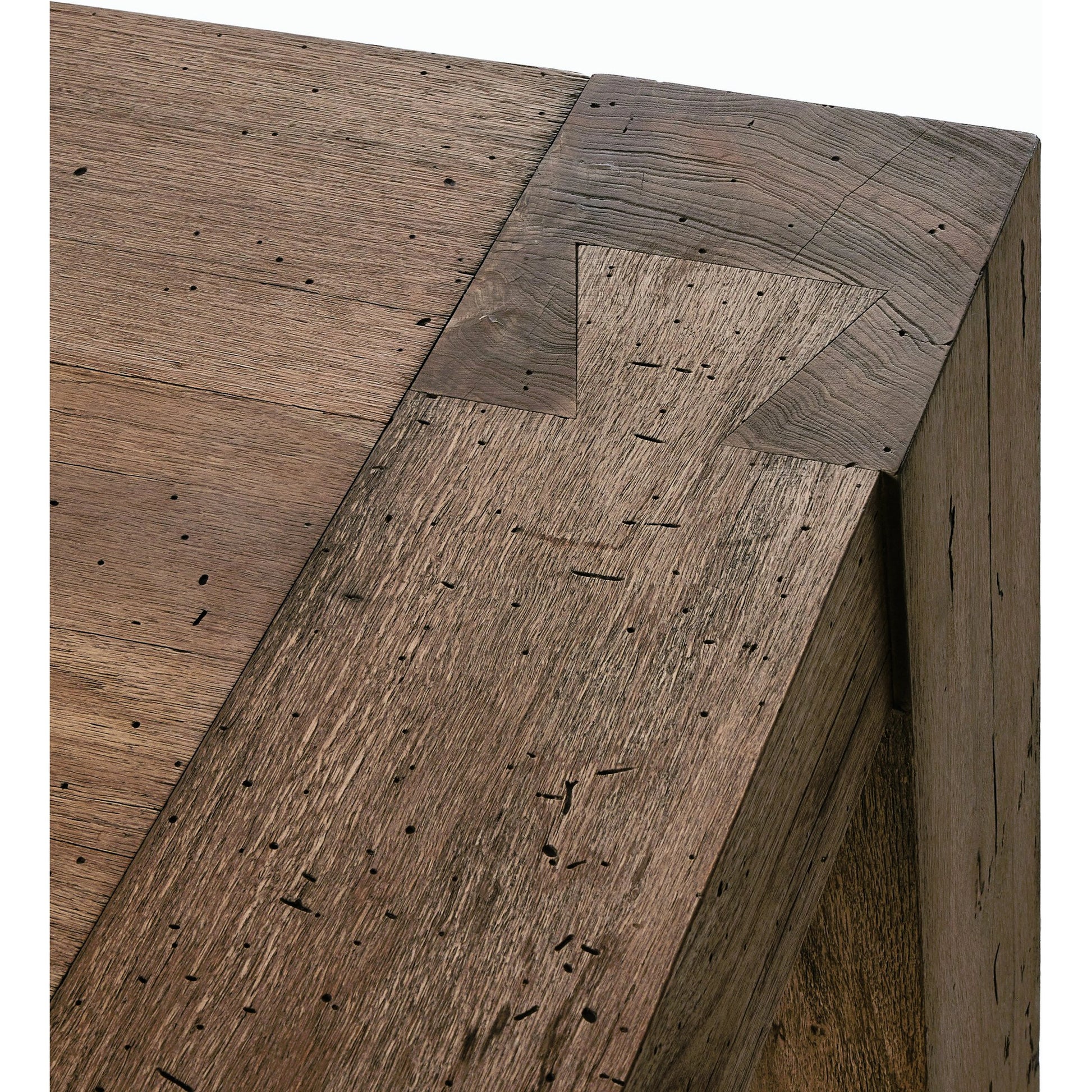 Abaso Dining Table by Four Hands. Made from thick oak veneer, engineered hardwood in a modern style.