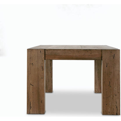 Abaso Dining Table by Four Hands. Made from thick oak veneer, engineered hardwood in a modern style.