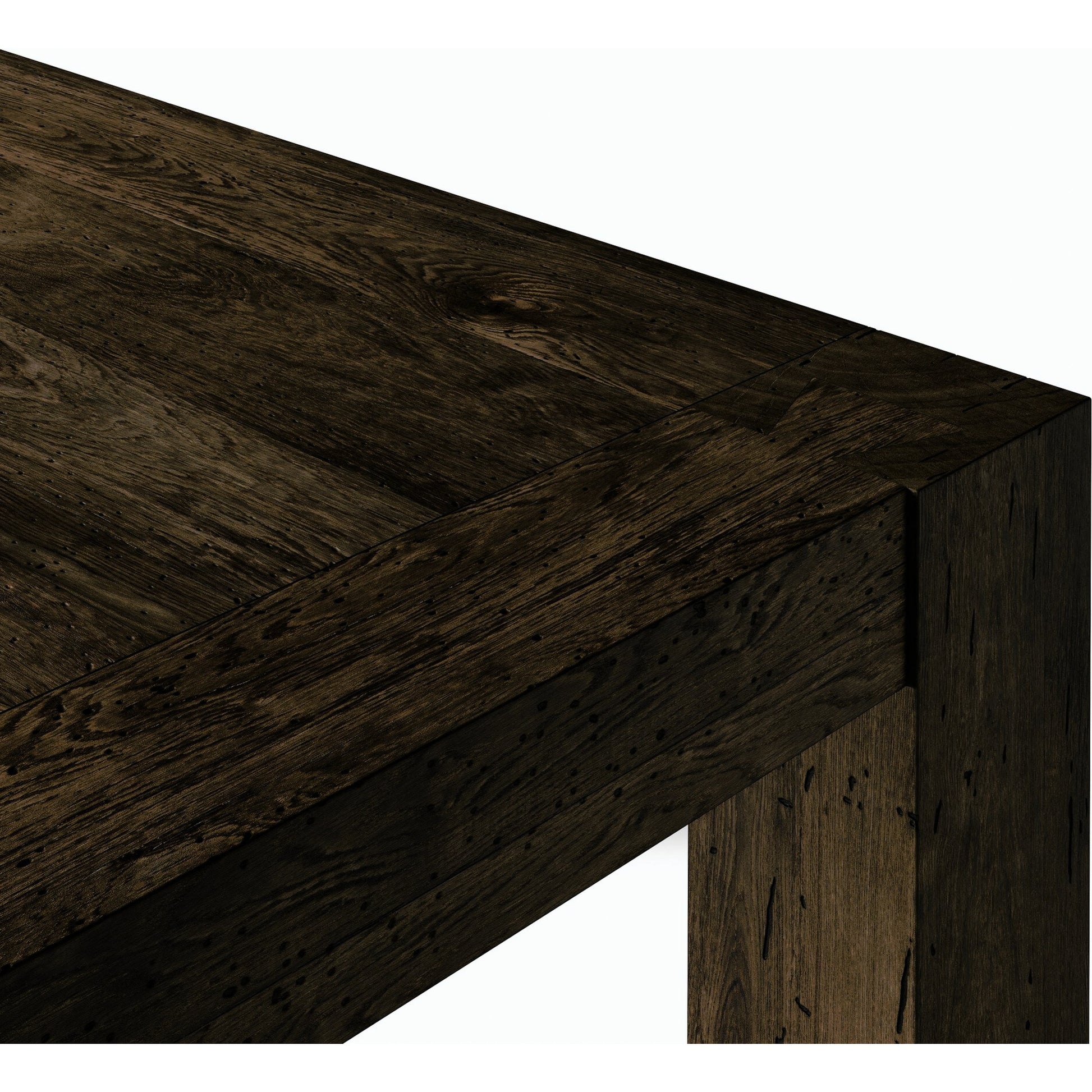 Abaso Dining Table by Four Hands. Made from thick oak veneer, engineered hardwood in a modern style.