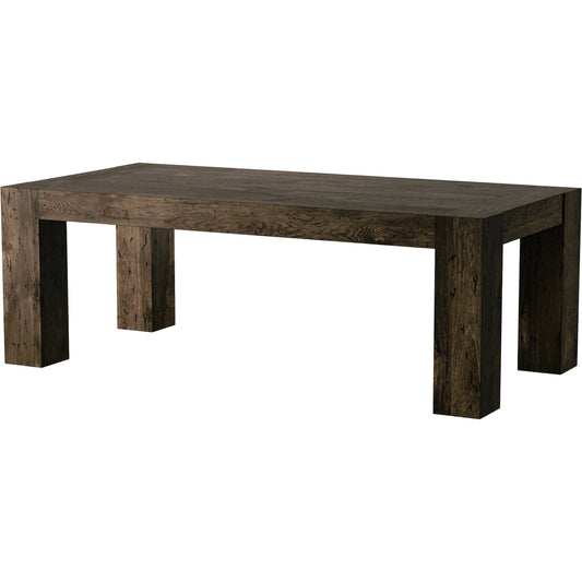 Abaso Dining Table by Four Hands. Made from thick oak veneer, engineered hardwood in a modern style.