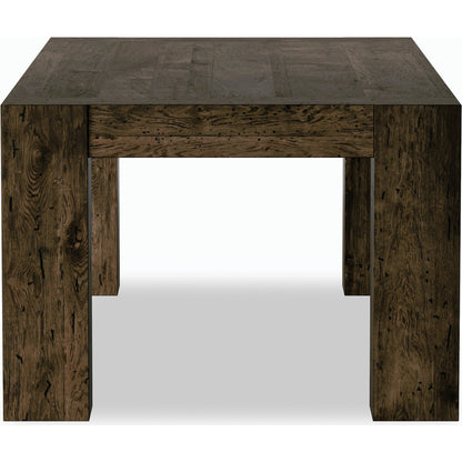 Abaso Dining Table by Four Hands. Made from thick oak veneer, engineered hardwood in a modern style.