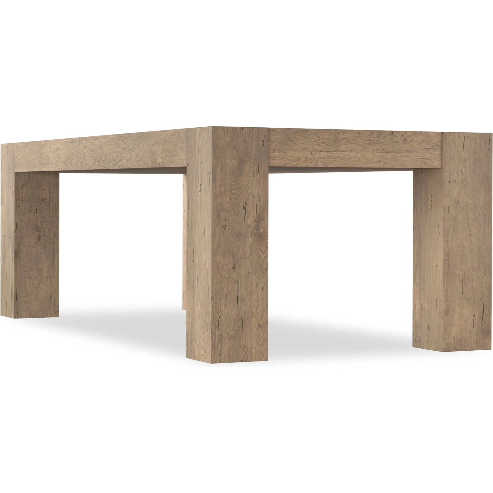 Abaso Dining Table by Four Hands in smoked oak veneer. Made from unique in a modern style.