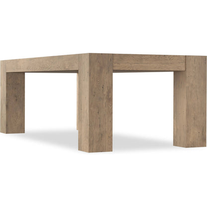 Abaso Dining Table by Four Hands in smoked oak veneer. Made from unique in a modern style.