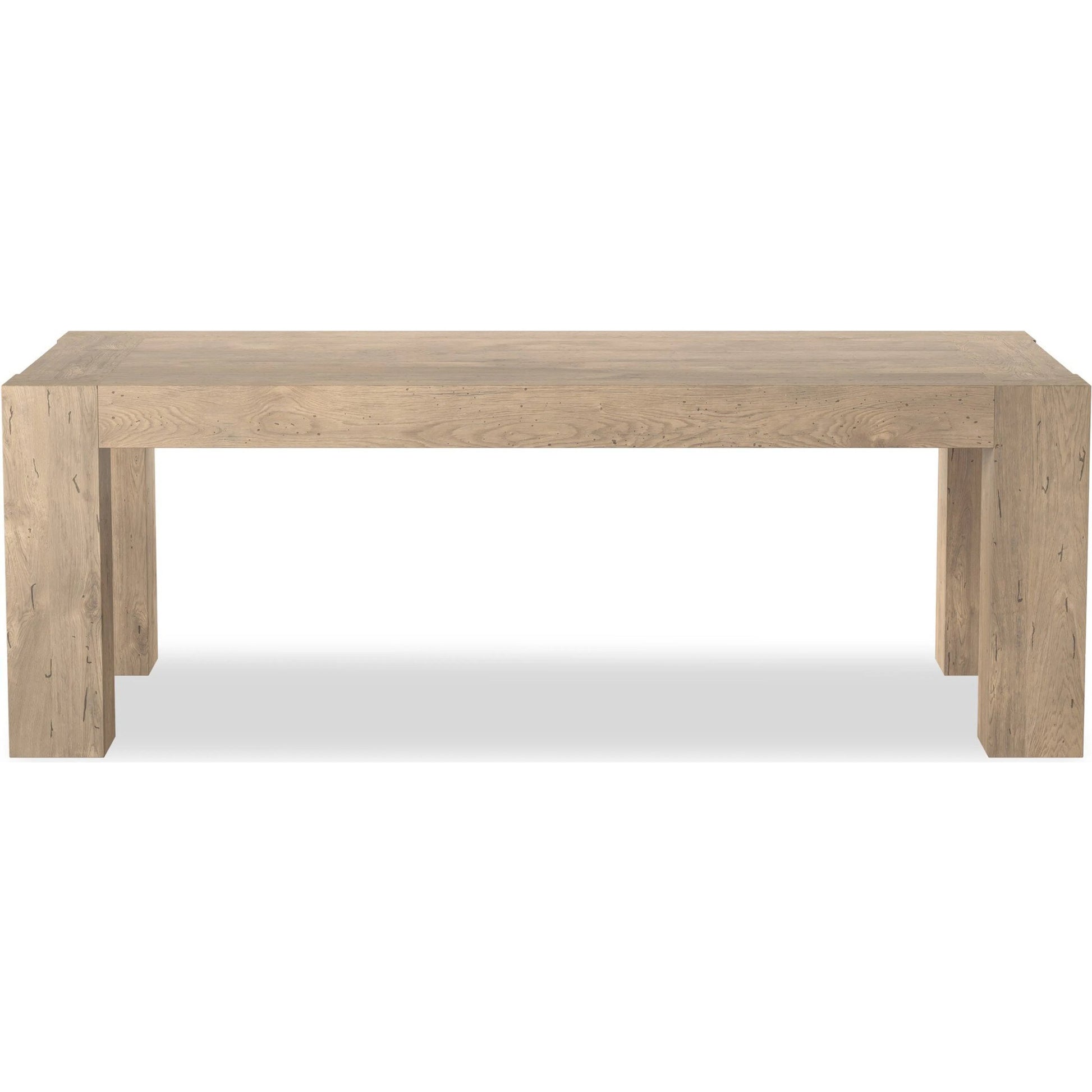 Abaso Dining Table by Four Hands in smoked oak veneer. Made from unique in a modern style.