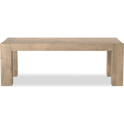 Abaso Dining Table by Four Hands in smoked oak veneer. Made from unique in a modern style.