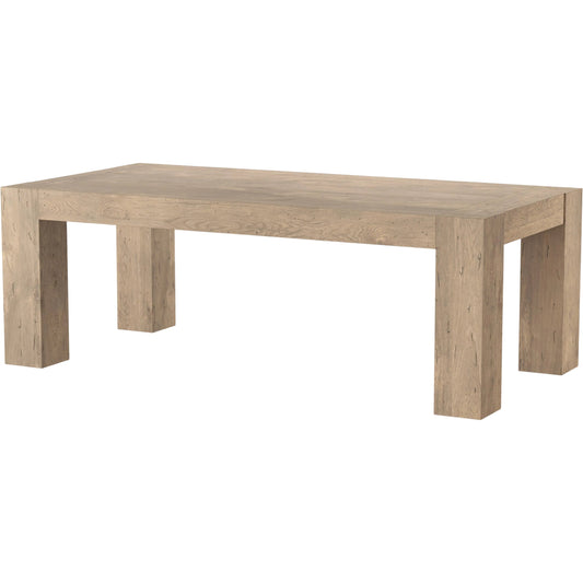 Abaso Dining Table by Four Hands in smoked oak veneer. Made from unique in a modern style.