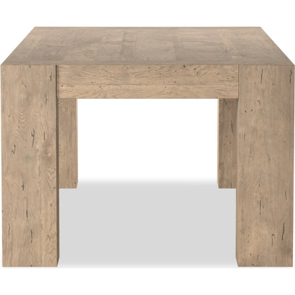 Abaso Dining Table by Four Hands in smoked oak veneer. Made from unique in a modern style.