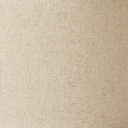 Hensley Floor Lamp by Four Hands in antique brass iron, flax linen and antique brass iron. Made from iron, 75% flax/linen, 25% cotton in a modern style.
