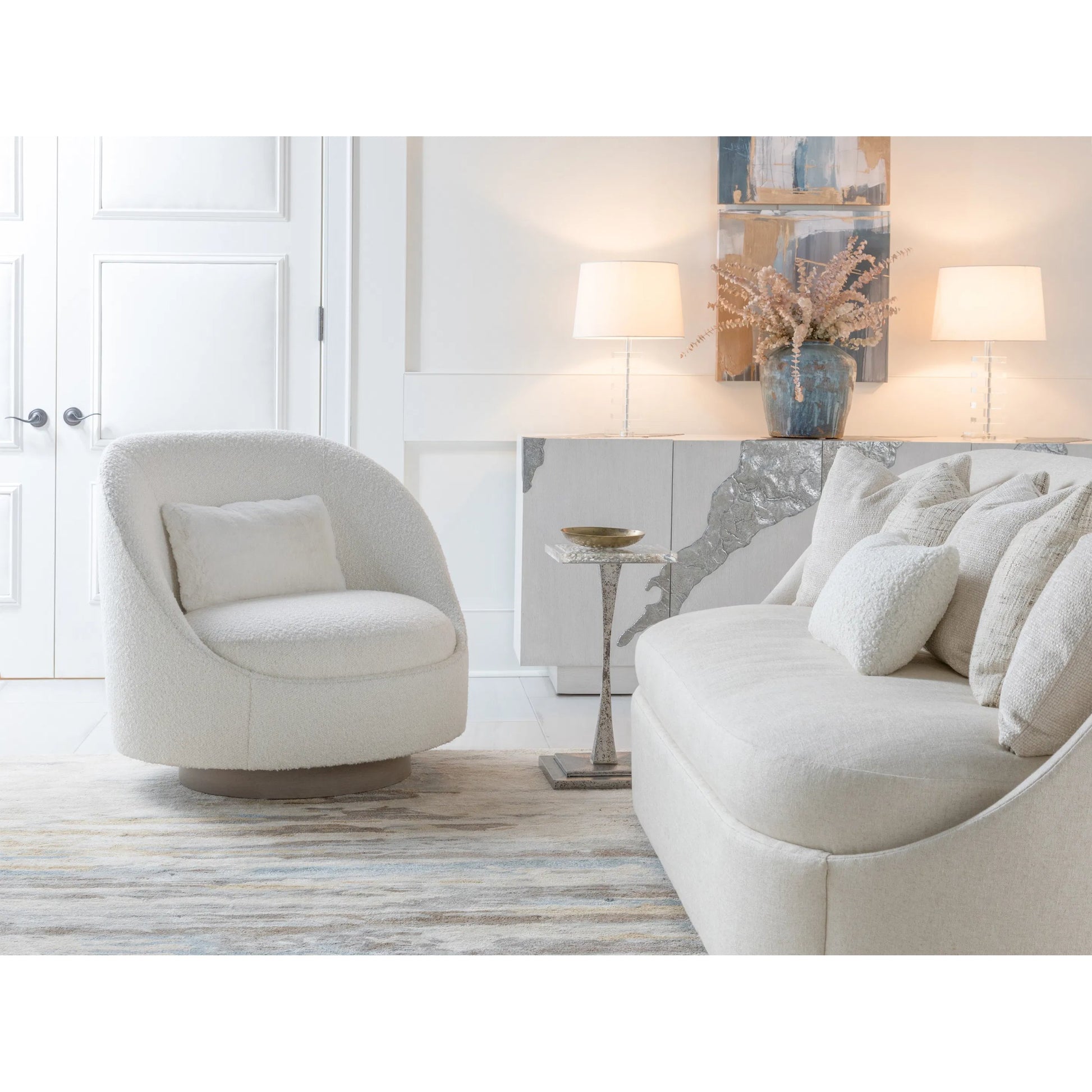 Genevieve Swivel Chair by Artistica Home. Made from unique in a unique style.