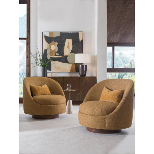 Genevieve Swivel Chair by Artistica Home. Made from unique in a transitional style.