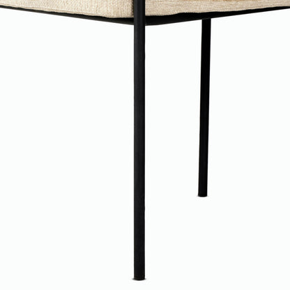 Carrie Outdoor Dining Chair by Four Hands. Made from 100% olefin, iron, 100% polyethylene in a modern style.