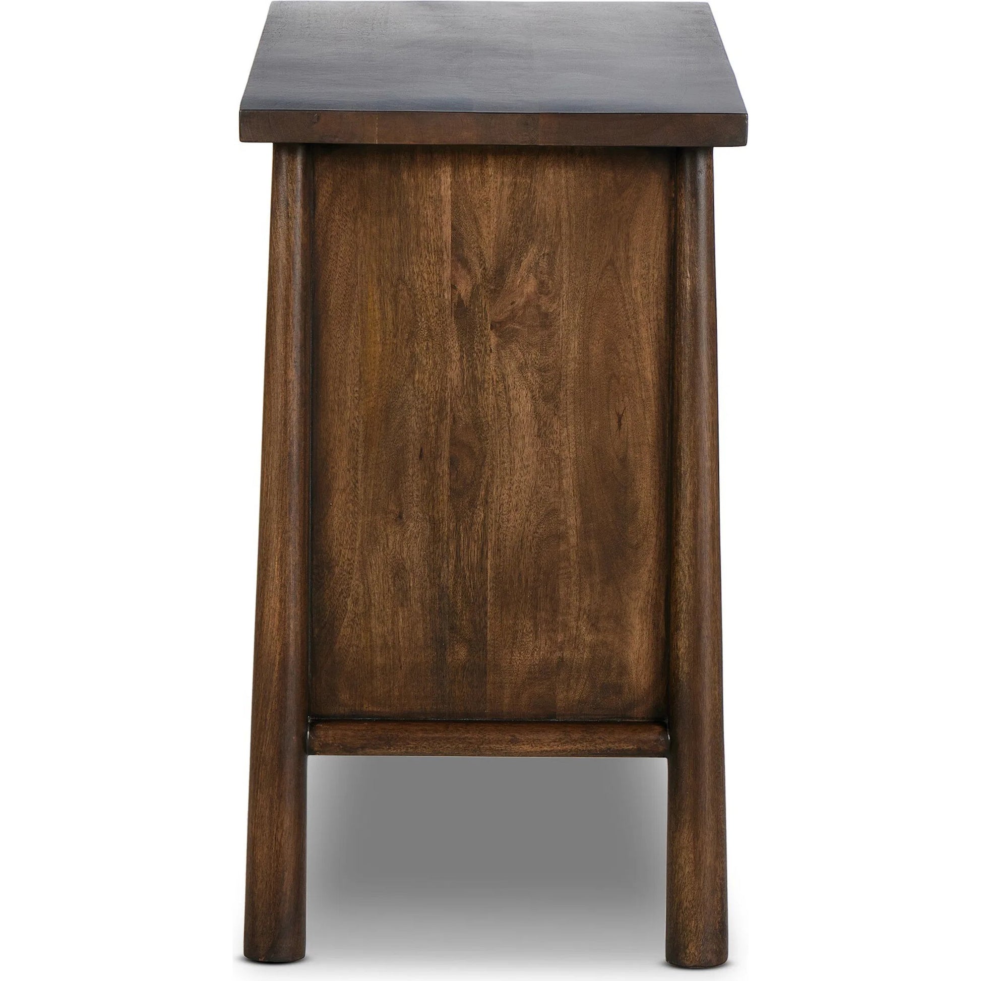 Freddie Chest by Four Hands in brown, black iron. Made from solid mango, iron in a traditional style.