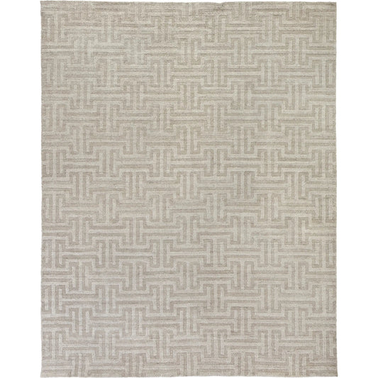 Ventura 2416 Rug by Exquisite Rugs in beige. Made from bamboo silk in a unique style.