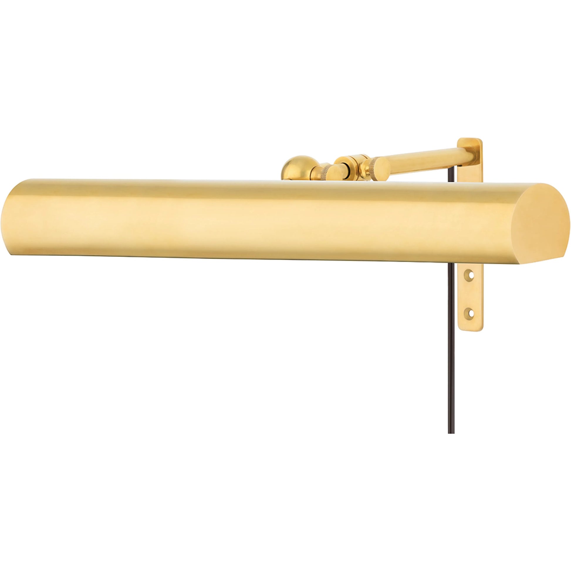 Vernon Picture Light by Hudson Valley. Made from brass in a traditional style.