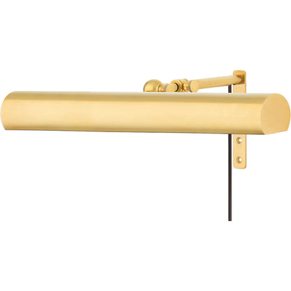 Vernon Picture Light by Hudson Valley. Made from brass in a traditional style.