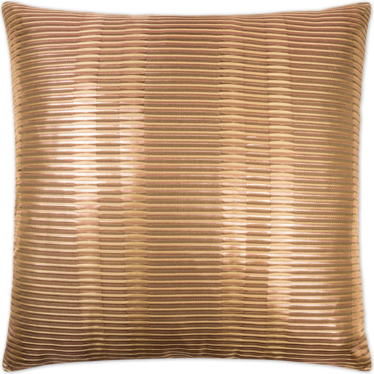 Grid Pillow by DV Kap Home in copper. Made from 100% polyester in a unique style.