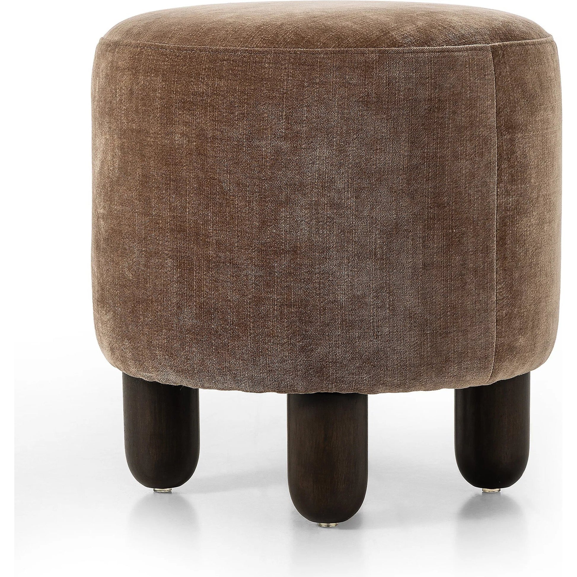 Zena Ottoman by Four Hands. Made from 100% polyester, solid parawood, 50% viscose, 50% wool in a transitional style.
