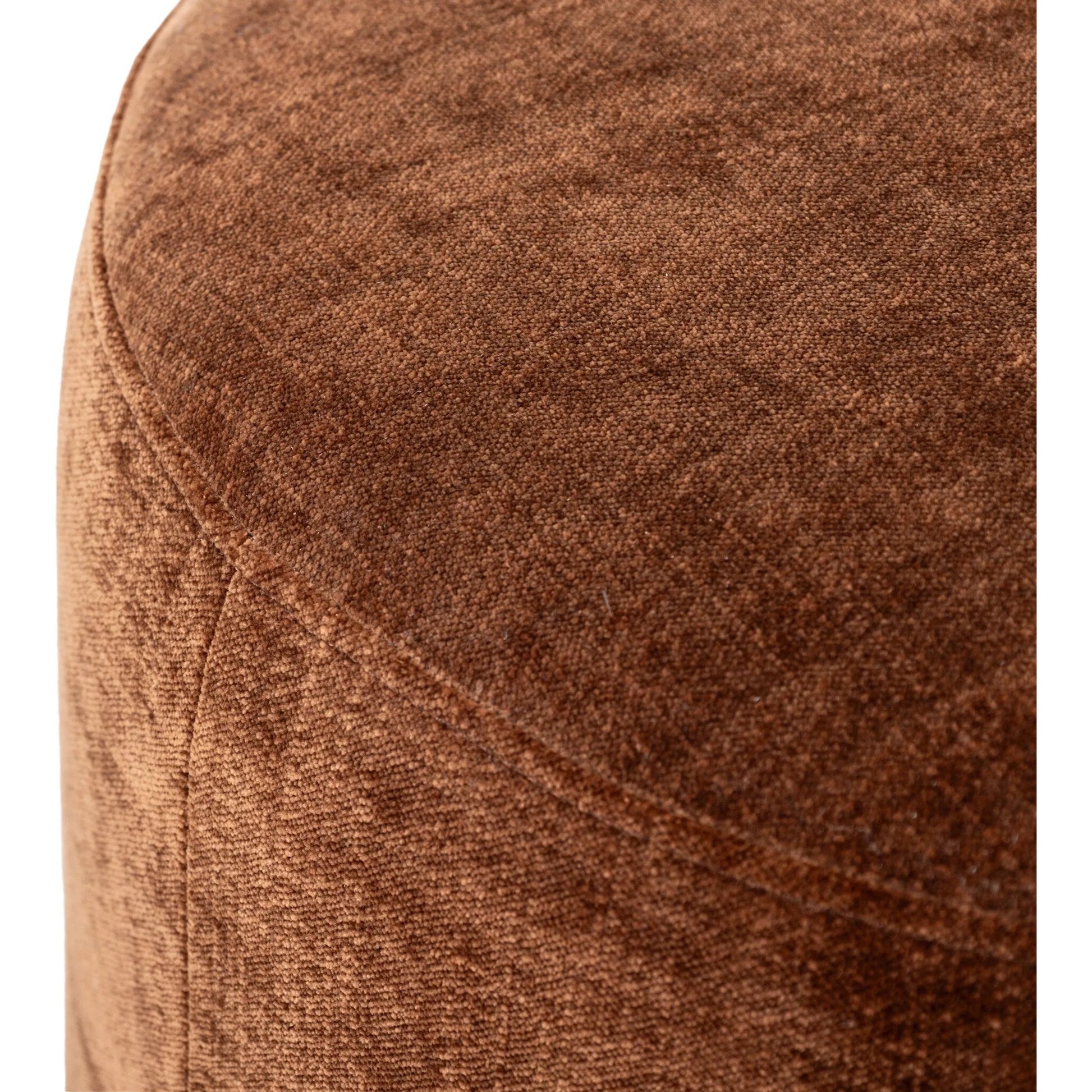 Zena Ottoman by Four Hands. Made from 100% polyester, solid parawood, 50% viscose, 50% wool in a transitional style.