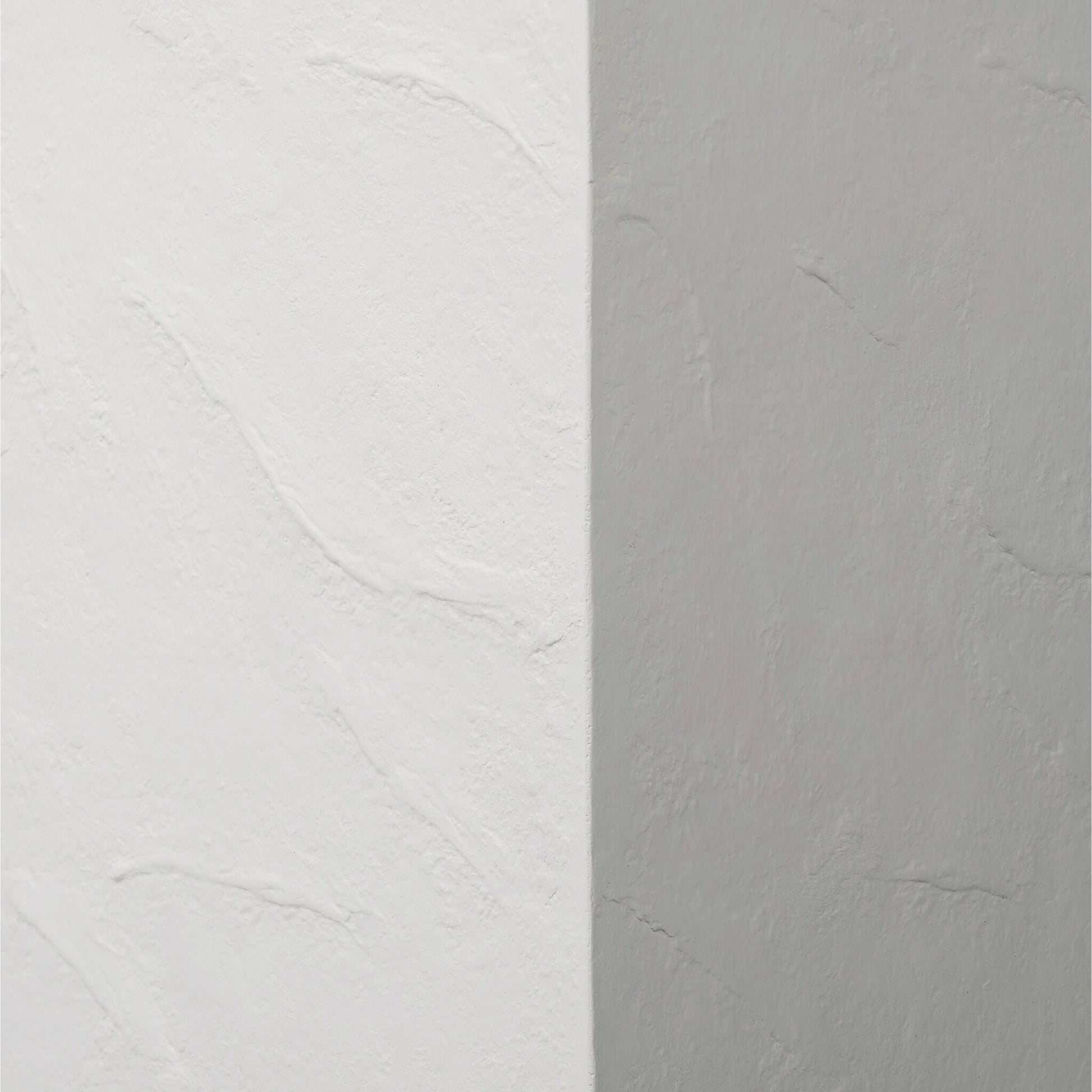 Corian Outdoor Pedestal by Four Hands in plaster molded white concrete. Made from concrete in a modern style.