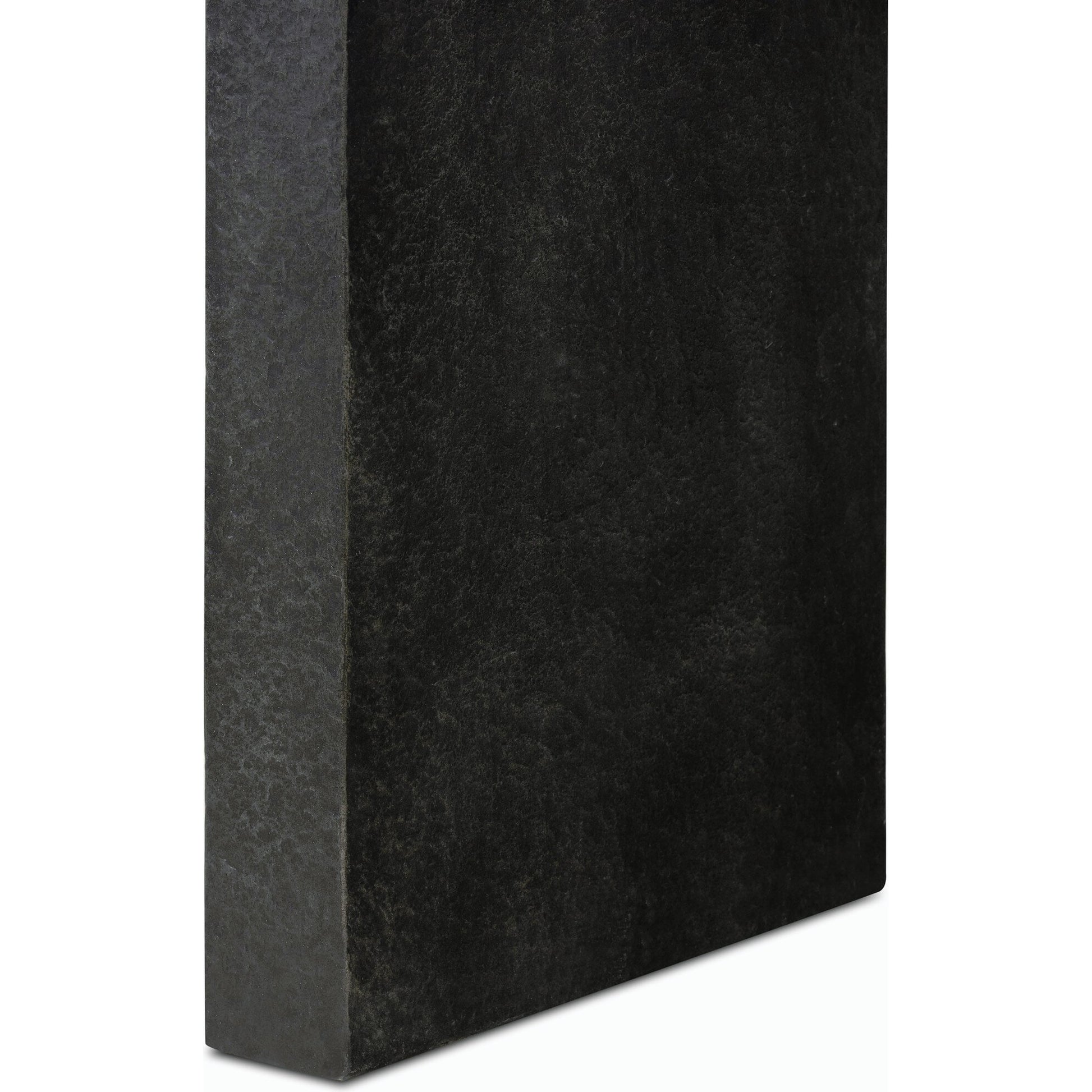 Huesca Outdoor Console Table by Four Hands in distressed graphite concrete. Made from concrete in a modern style.