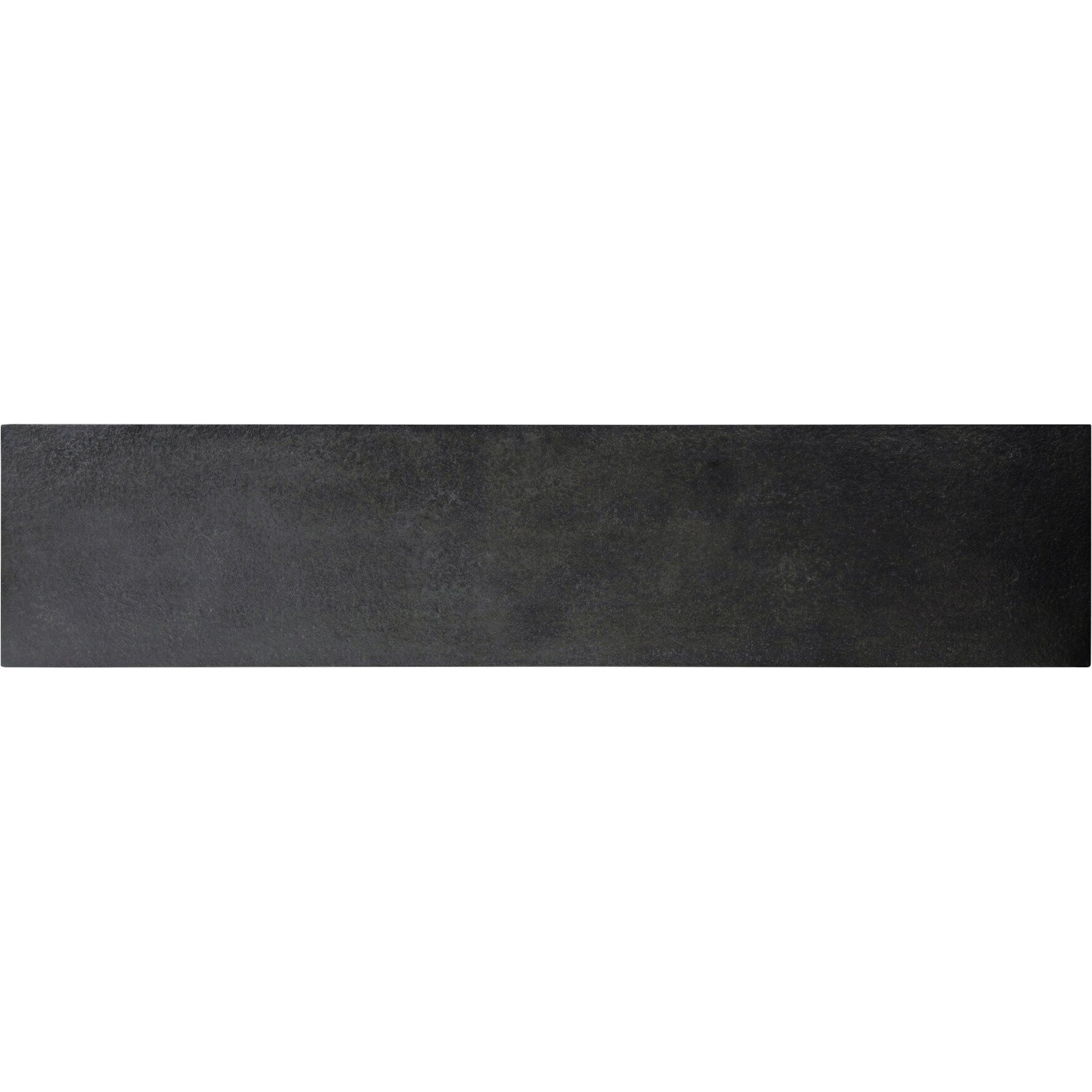 Huesca Outdoor Console Table by Four Hands in distressed graphite concrete. Made from concrete in a modern style.