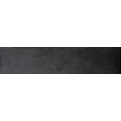 Huesca Outdoor Console Table by Four Hands in distressed graphite concrete. Made from concrete in a modern style.