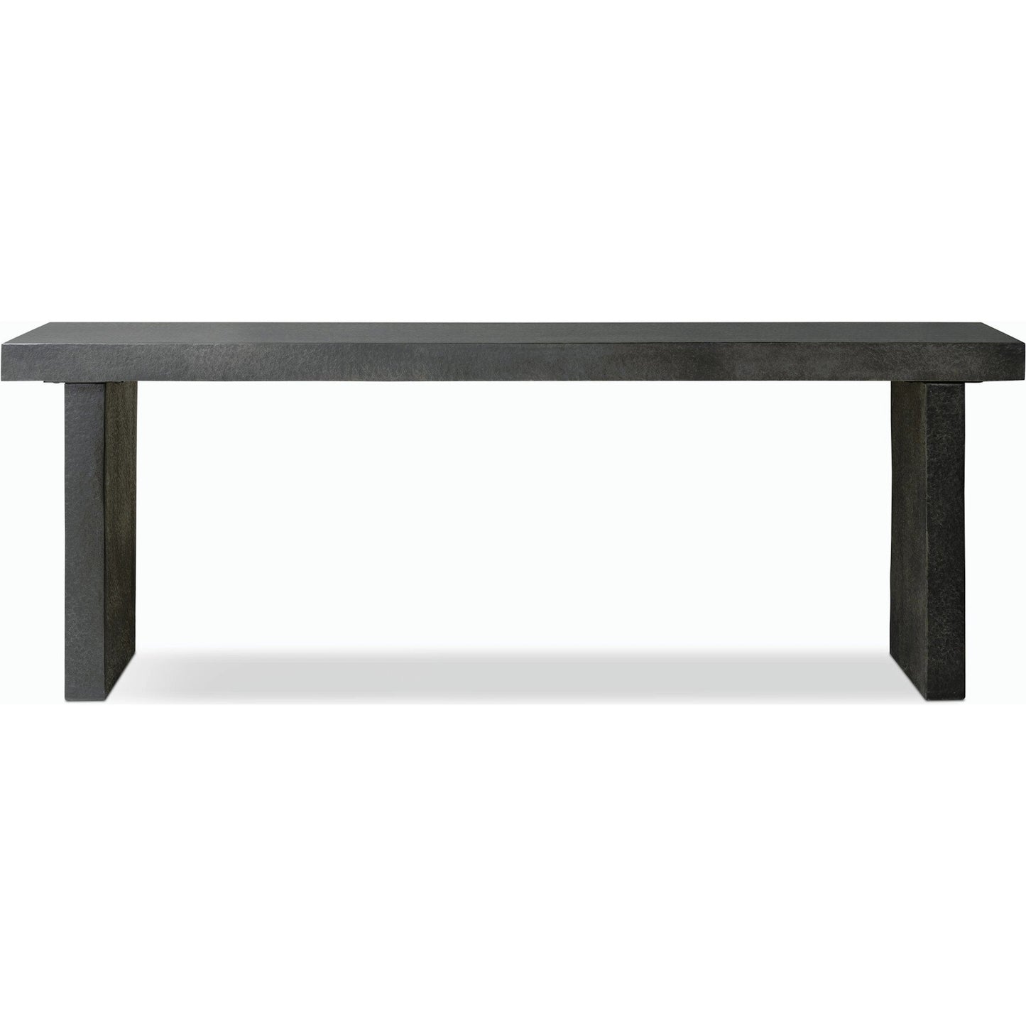 002 SI-2158201 | Additional Silo | Huesca Outdoor Console Table by Four Hands in distressed graphite concrete. Made from concrete in a modern style.
