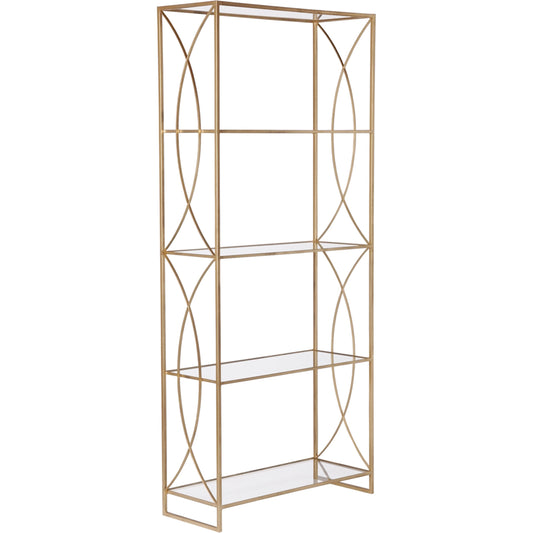Windsor Etagere by Emissary USA in gold. Made from unique in a modern style.