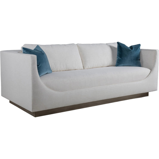 Claudette Bench Seat Sofa by Lexington in ivory. Made from unique in a unique style.