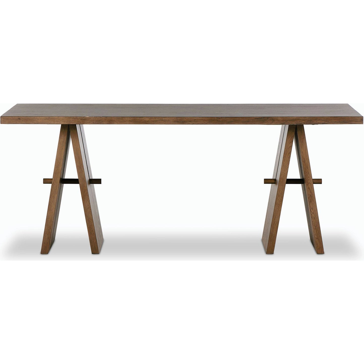 002 SI-2158599 | Additional Silo | Wylie Desk by Four Hands in rustic grey veneer. Made from thick oak veneer, solid oak in a modern style.