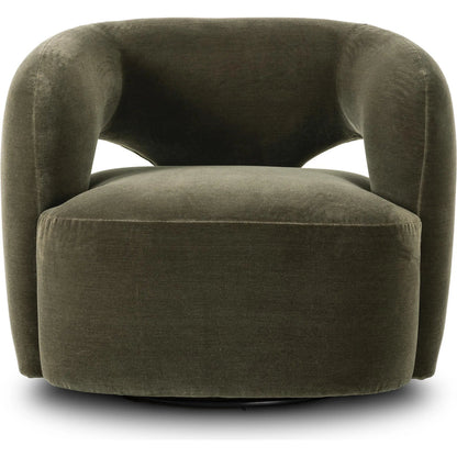 Mazie Swivel Chair by Four Hands. Made from unique in a modern style.